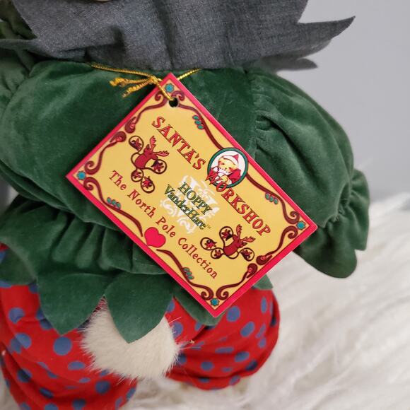 Vintage Muffy VanderBear Hoppy VanderHare Santa's Workshop Stuffed Toy - Picture 7 of 9